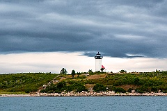 Storm Clouds Passing Over Tarpaulin Cove Lighthouse